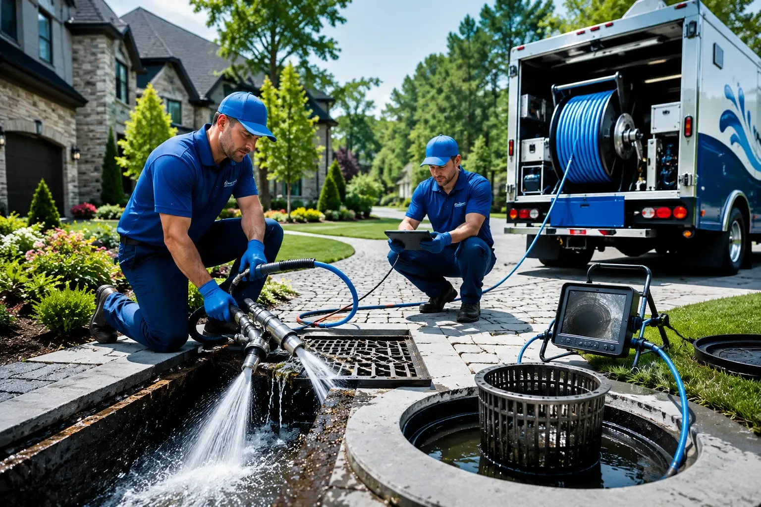 Local outdoor drain cleaning professionals in Guilford, CT