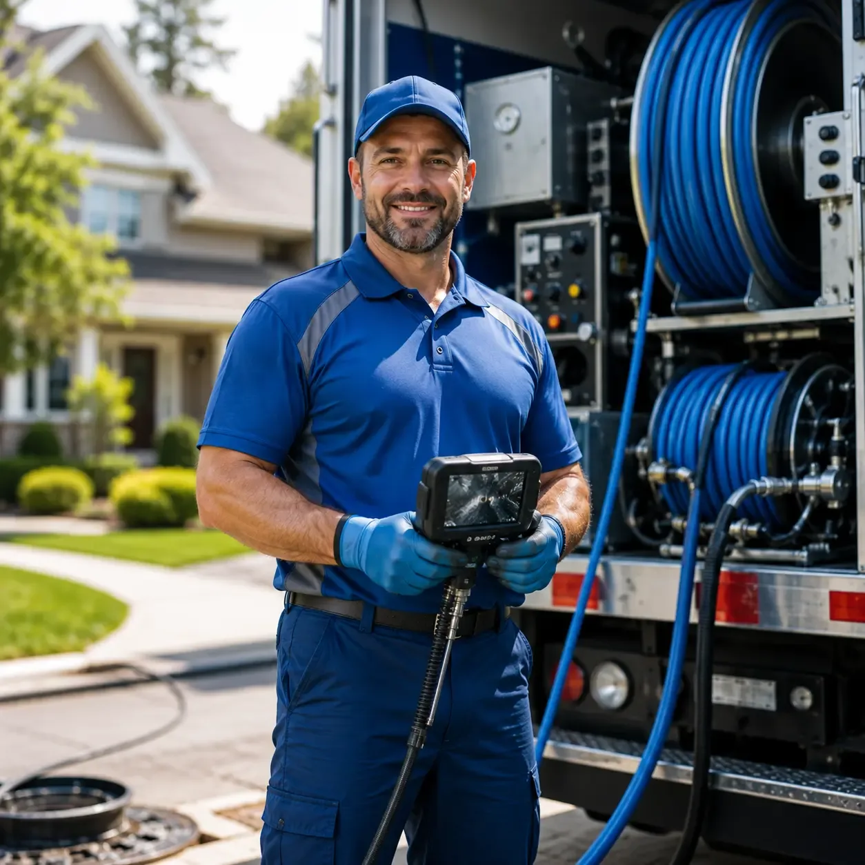 Local outdoor drain cleaning specialists in Guilford, CT